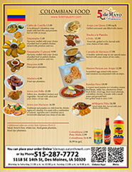 Ver Menu Colombiano